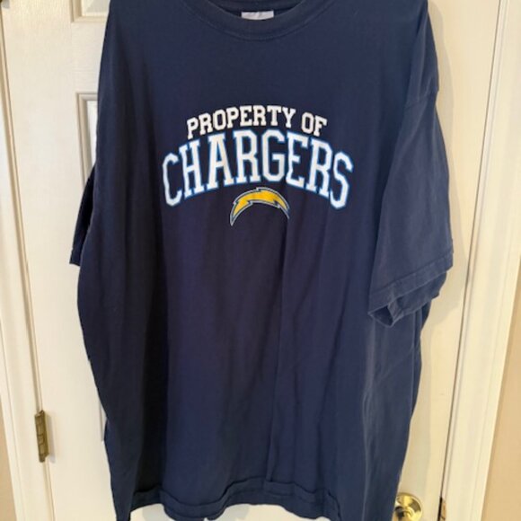 Chargers Navy 4XL hooded sweatshirt + 3 Charger T-shirts + 1 Charger Polo Shirt - Picture 5 of 7